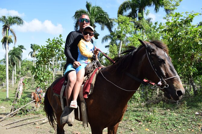 5 tours in 1 (Eco Farm/Horseback/City Tour/Buggy/Zipline) - Zipline time: river valley views and the 300-pound checkpoint