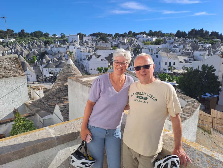 Alberobello: Guided e-bike tour + mill & donkey farm - Optional €10 aperitivo at the mill: what’s included and how to decide