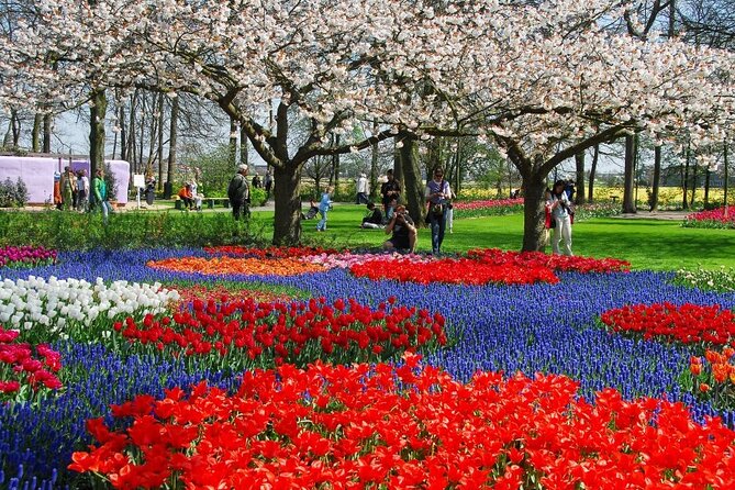 Amsterdam: Day trip to Tulip Farm, Keukenhof + Windmill Cruise - Kagerplassen + the windmill cruise: scenic reset time