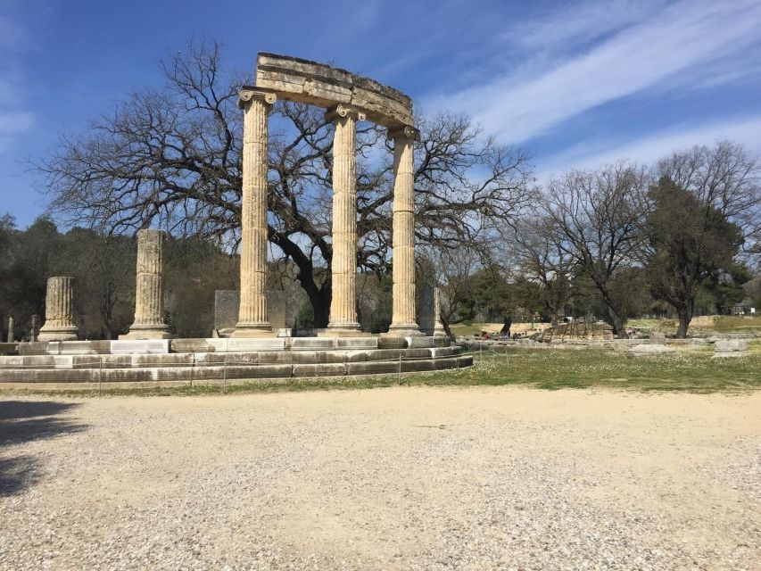 Ancient Olympia: Private Tour site, museum, bee farm, winery - Olympia Land winery: a relaxing finish (wine tasting costs extra)