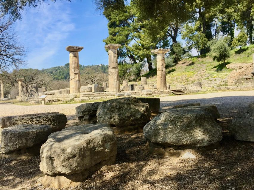 Ancient Olympia: Private Tour site, museum, bee farm, winery - A day that can pivot: beach option and stop order changes