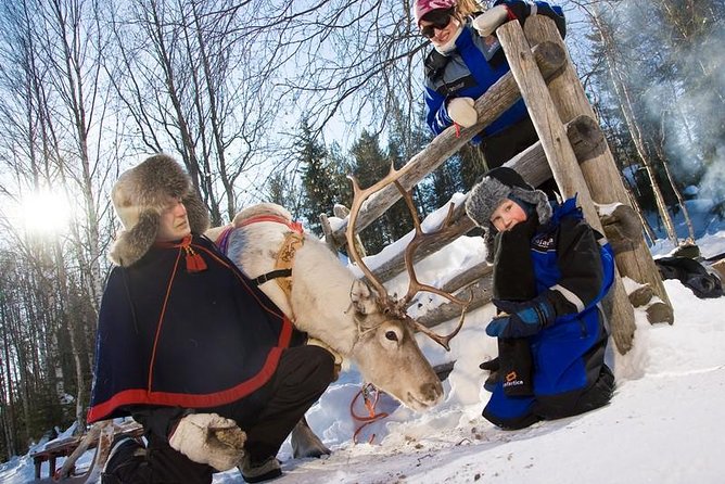 Arctic Delight - Visit to Santa's Village and snowmobiling to reindeer farm - Entering Lapland’s Big-Name Moments: Santa, Sleigh, and Snow