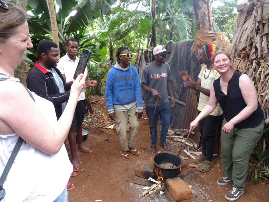 Arusha or Moshi : Hot Spring, Waterfall & Coffee Farm Tour - Getting to Materuni from Arusha or Moshi: villages, banana farms, and photo stops