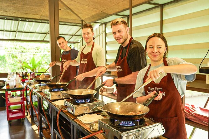 Baan Farm Thai Cooking School Chiangmai - The farm garden harvest: turning fresh produce into dinner