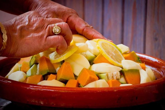 Berber Cooking Class at a Farm in the Countryside & shopping at a rural Souk. - Roasting Barley by Fire, Then Grinding It on a Stone Mill