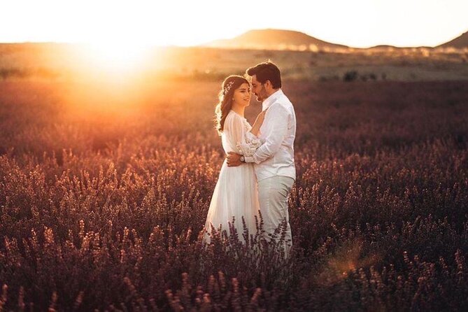 Cappadocia Sunset Lavender Farm Tour w/Wine - The Sunset Moment: Wine or Fruit Juice in the Garden