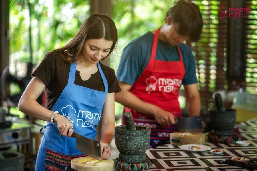 Chiang Mai: Cooking Class with Organic Farm at Mama Noi - Organic farm atmosphere: herbs you can actually taste
