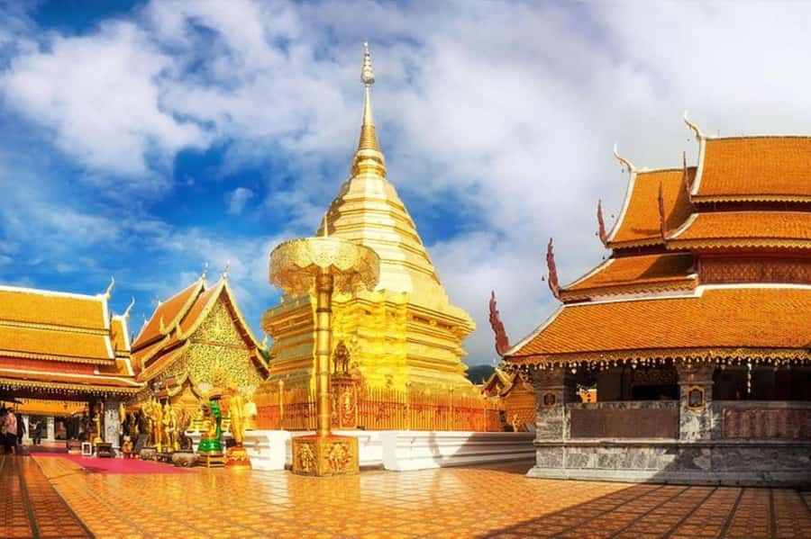 Chiang Mai: Doi Suthep, Orchid Farm and Waterfall with Lunch - Wat Phra That Doi Suthep: Chiang Mai’s signature temple stop