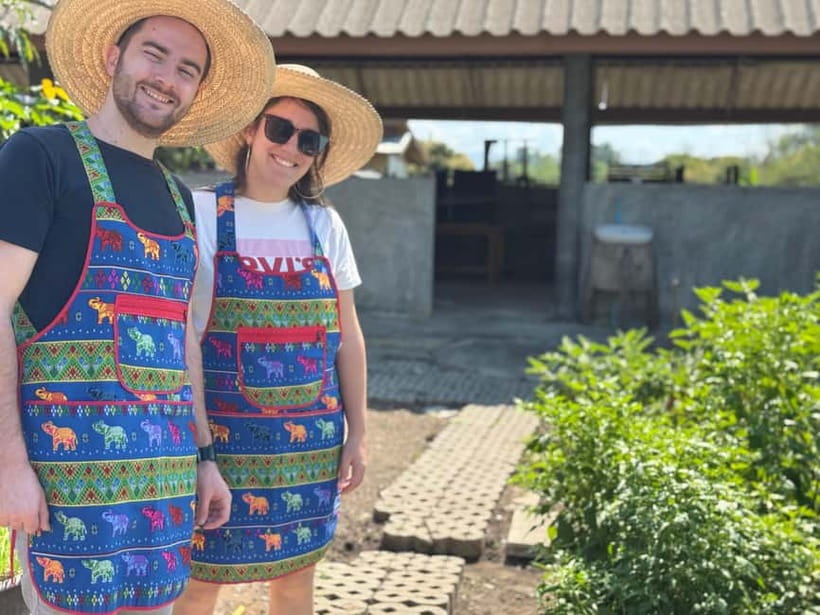 Chiang Mai : Thai Cooking in Farm with a Local Train Trip - Chama Dhevi Monument: A Quick Northern Landmark Break