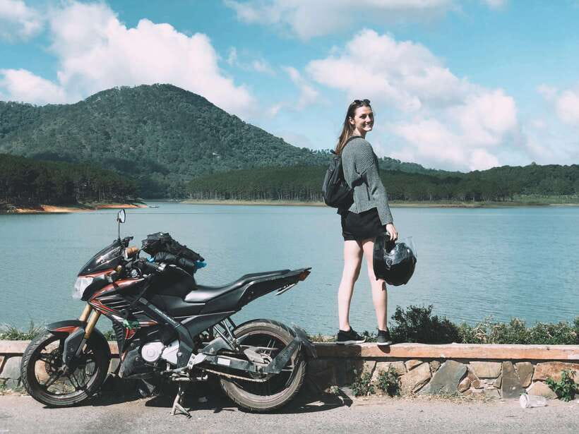 Dalat: MOTORBIKE TOUR TO PONGOUR FALLS- SILK- COFFEE FARM - The day’s structure: waterfalls, temples, villages, and that coffee you’ll remember