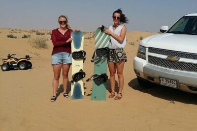 Dubai Desert Morning Tour in 4WD Vehicle: Camel Ride, Quad Bike Tour, Sandboarding, and Camel Farm - Bedouin-style camel ride: short but guided