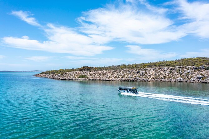 Experience Coffin Bay Short and Sweet Oyster Farm Tour - Setting sail at Kellidie Bay: conservation park scenery and oyster farming context