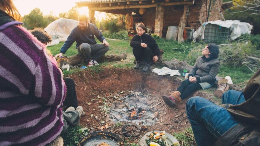 Farm to Table: With a local farmer family - First stop: the farm walk through crops, temples, and devras