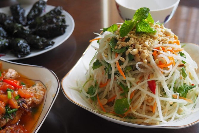 Farm tour & Home cooking class with local family in Hanoi - What you eat: a full meal setup, not tiny samples