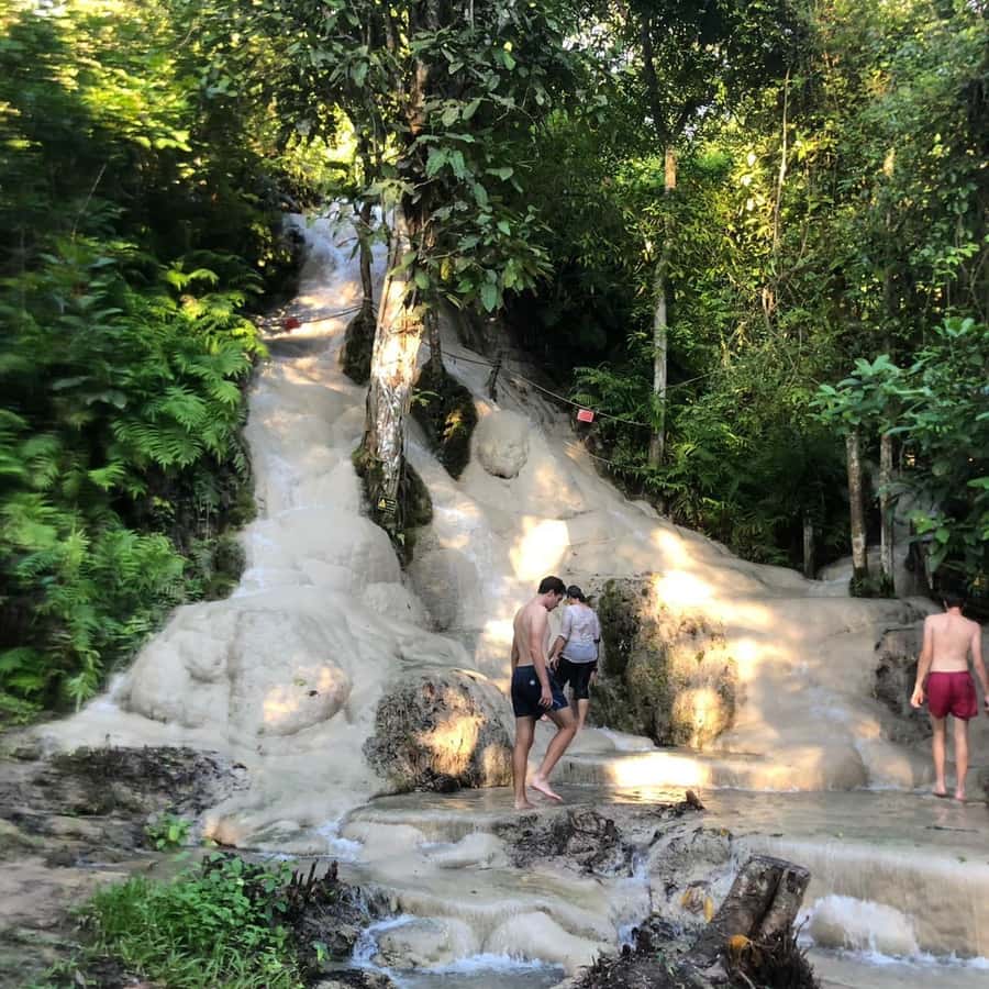 From Chiang Mai: Temples, Sticky Waterfall, and Orchid Farm - Temple calm meets sticky waterfall energy