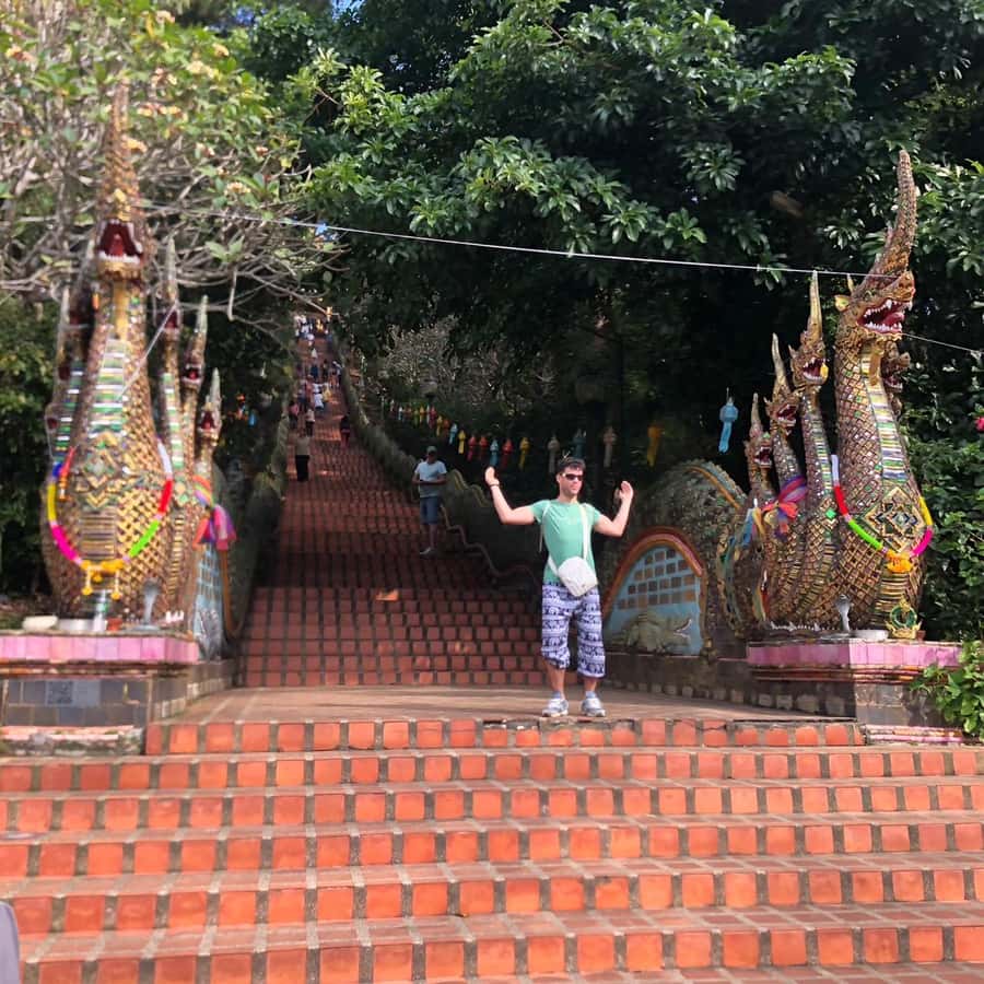 From Chiang Mai: Temples, Sticky Waterfall, and Orchid Farm - Wat Pha Lat: the quieter temple that sets the mood