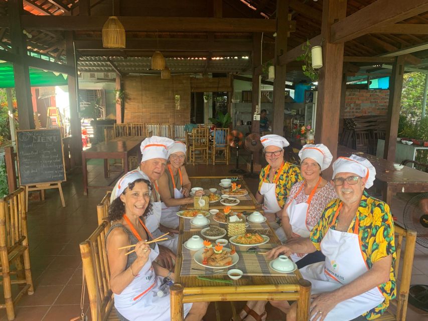 From Hoi An: Cooking Class at Organic Farm - Communal dining: why the meal tastes better with context