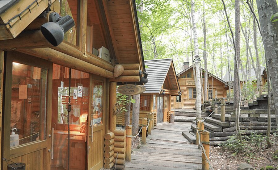 From Sapporo : Hokkaido Furano Tomita Farm Joiner Tour - Ningle Terrace (Forest Spirit Terrace): Wooden Cabins, Crafts, and a Different Mood