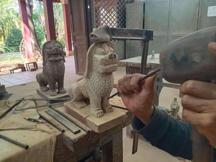 Half-Day: Silk Farm, Senteur Angkor, and Satcha Workshop - Stop 2: Satcha Handicraft Center’s six bamboo workshops