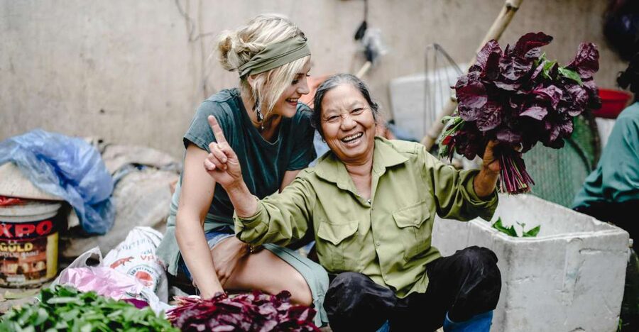 Hanoi Farm Tour and Cooking Class with Local Family - Vegetable fields and fruit gardens right next door