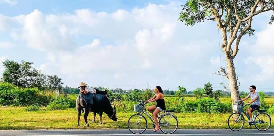 Hoi An: Countryside Bicycle Tour with Farm, Basket Boat Ride - Booking windows and how the day flows from hotel pickup