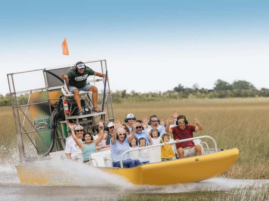 Homestead: Everglades Alligator Farm Entry and Airboat Ride - Wet ride reality: what to wear so you’re comfortable
