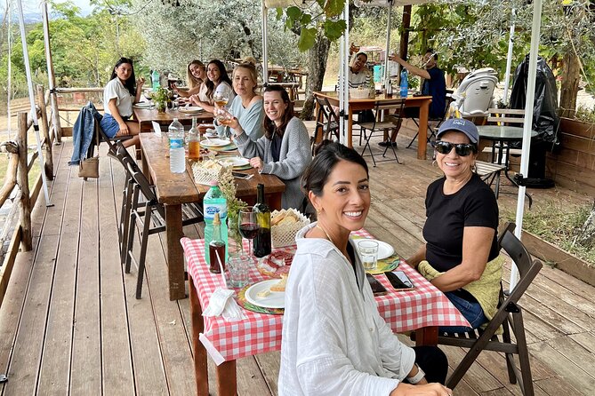 Horseback riding in Montepulciano Tuscany, lunch on the farm - After the Ride: A Short Walk to Meet the Cinta Senese Pigs