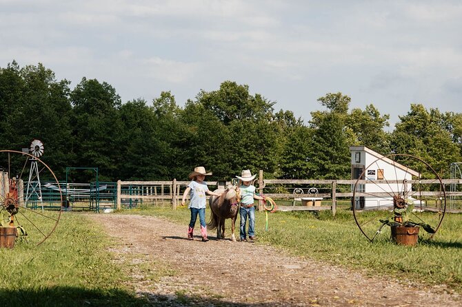 Humberstone Ranch Visit with Mini Domestic Animals - Ducks and Longhorns: Feeding Lessons for Curious Visitors