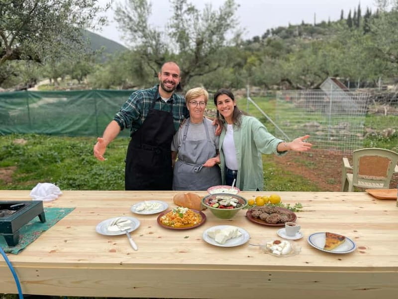 Kalamata: Farm-to-Table Experience with Cooking - First step onto the farm: views, animals, and the welcome