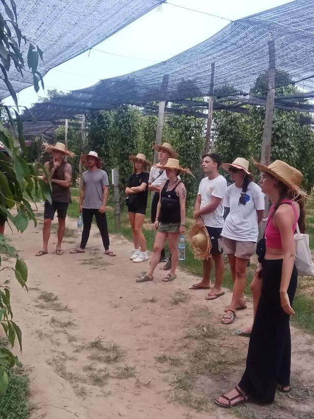 Kampot: Tuk Tuk Trip to Pepper Farm, Kep, Crab Market & More - La Plantation pepper farm: tasting Kampot pepper and learning the process