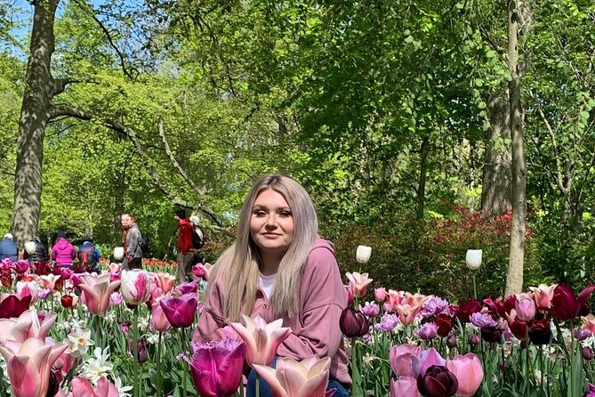Keukenhof, Tulip Farm, Flower Fields & Zaanse Schans Windmills - Flower Fields Photo Stops on the Way to Tulip Country