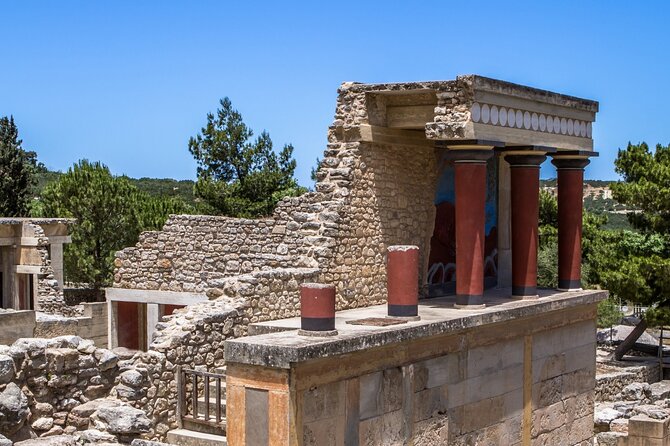 Knossos, Lasithi, Zeus Cave & Olive Mill Farm Combo Tour - Vidiani Monastery: a quiet start before the big myth stops