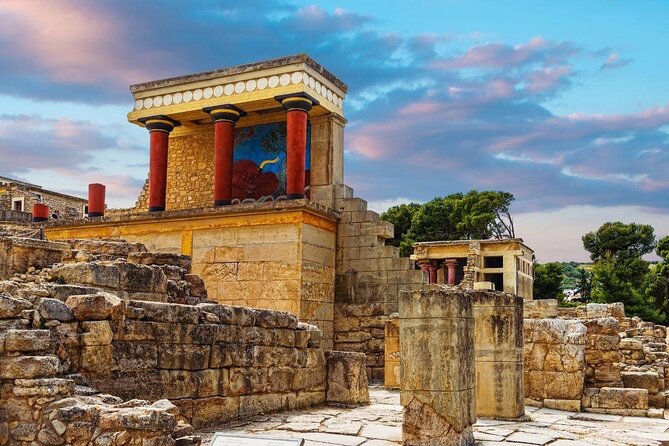 Knossos, Lasithi, Zeus Cave & Olive Mill Farm Combo Tour - Knossos Palace: a fast, guided look at Crete’s famous Minoans