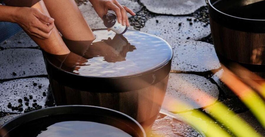 Kona Salt Farm: Deep Ocean Cold Water Mineral Foot Soak - Step-by-Step: What Happens During the 20-Minute Mineral Foot Soak