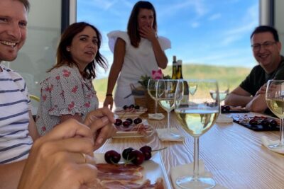 La Rioja Biosphere Organic Pig Farm and Ham and Wine Tasting - A stroll through olive groves and fields, plus purebred Spanish horses