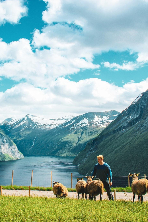 Ljøen, Hellesylt: Ljøen Farm Tour - Coffee, Tea, and Norwegian Waffles: A Simple Meal That Fits the Setting