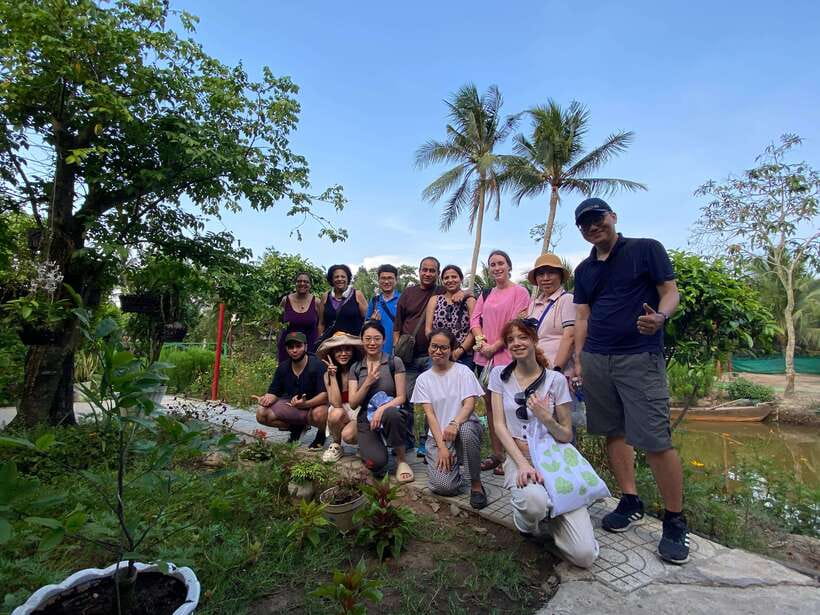 Mekong Delta Day Trip: Explore Cycling & Cook Classes Farm - Vinh Trang Pagoda and the switch to the Mekong: why this stop matters