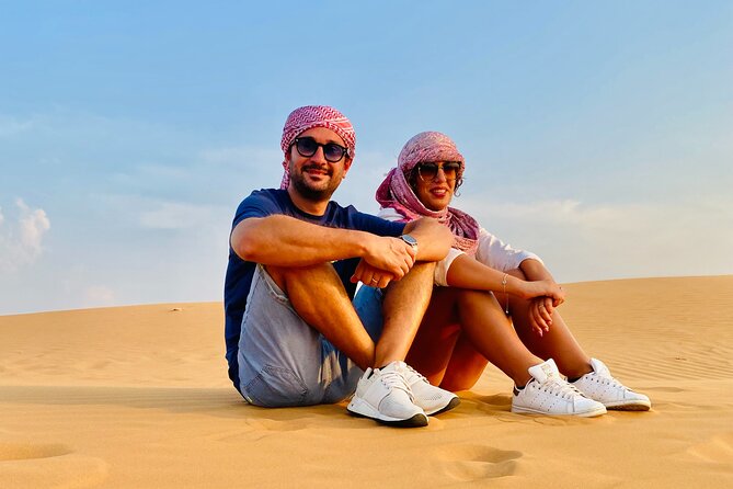 "Morning Desert Safari with Camel Farm visits & Arabic Treats" - Pickup, Vehicle, and What 4.5 Hours Feels Like