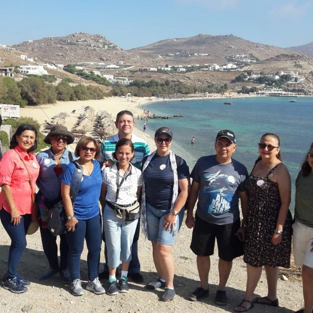 Mykonos: Farm, Ano Mera Village, and Beaches Guided Tour - The Big Photo Moment: Panoramic Mykonos Town Views