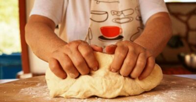 Phyllo Pie Baking Class @ Lefkada Micro Farm - Where the class starts: harvesting seasonal greens and herbs