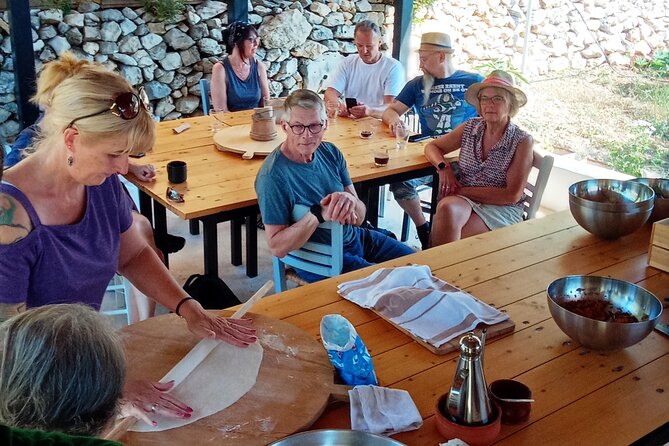 Phyllo Pies Baking Class @ Lefkada Micro Farm - Walking Lefkada Micro Farm while the oven builds momentum