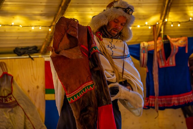Reindeer Sledding, Feeding And Sami Culture At Reindeer Farm - Sledding time and the weather reality in northern Tromsø