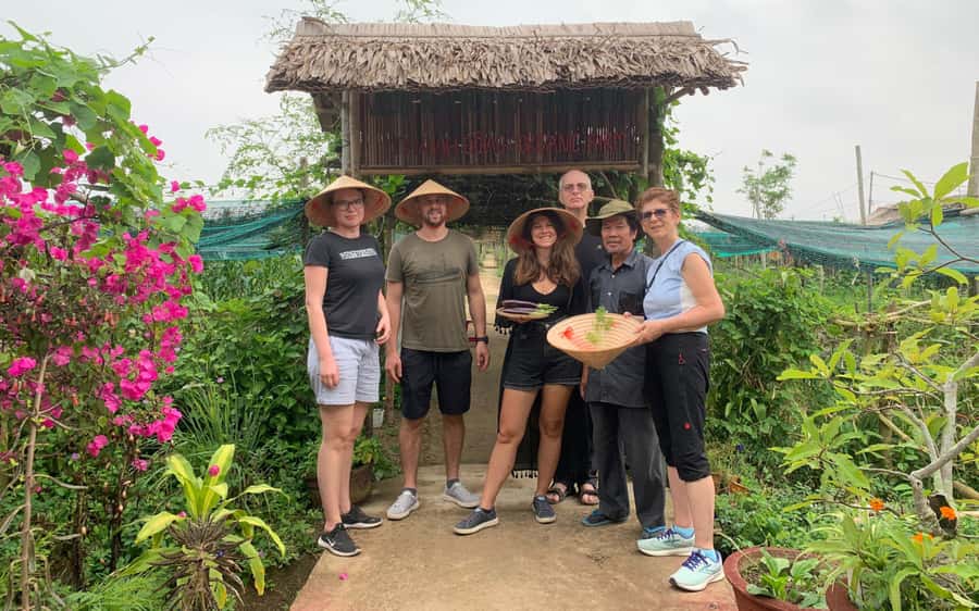 Rural Cycle, Market Tour, Basket Boat & Organic Farm Cooking - From Hoi An Post Office to rice fields: the bike start you’ll actually enjoy