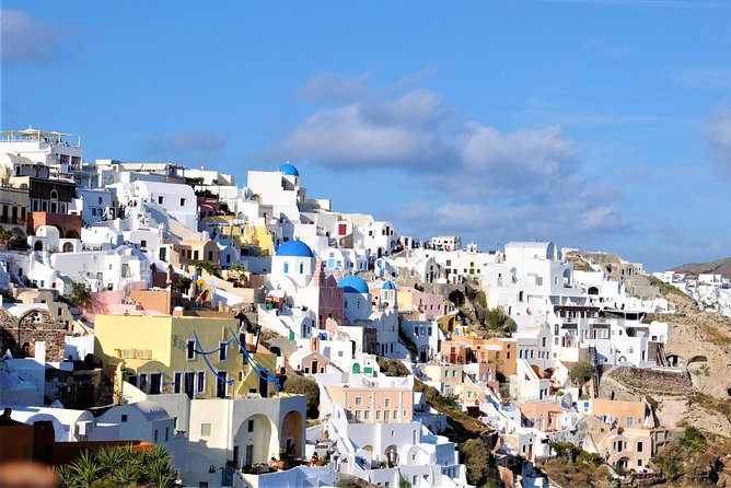 Santorini 5 Hour Private Oia Tour & Lunch/Dinner at a Local Farm - Artemis Karamolegos Winery: winemaking explained, then tasting