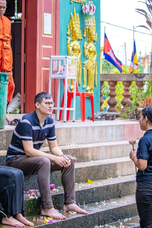 Siem Reap: Khmer Water Blessing by Monk and Lotus Farm Visit - Transportation and timing: 4 hours that move at a friendly pace