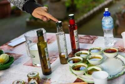 Sorrento Farm by Tuk Tuk: Cheese, Limoncello & Hands-On Pizza - Lemon farm tastings: sugar-coated lemons, lemonade, and orange oil