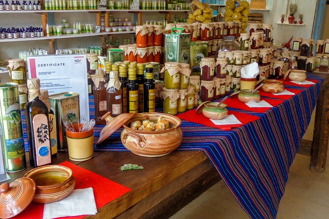 Spiridi Olive Oil Farm Tour - Tasting time: olive oil, honey, raki, and more local products