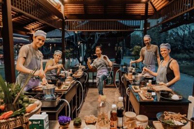Sunset Thai Cooking with Grandma - Farm & Evening Feast - The Organic Farm Tour: Herbs, Gardens, Eggs, and Mushrooms
